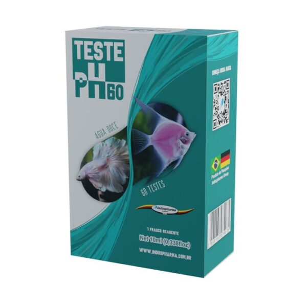 Teste de pH 60 Água doce Induspharma