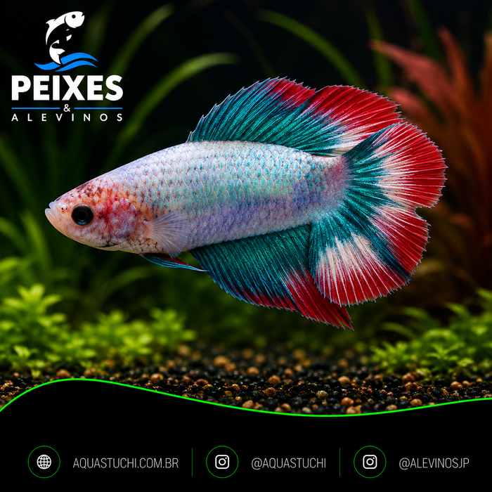 Betta Fêmea Cauda Dupla 2-4cm
