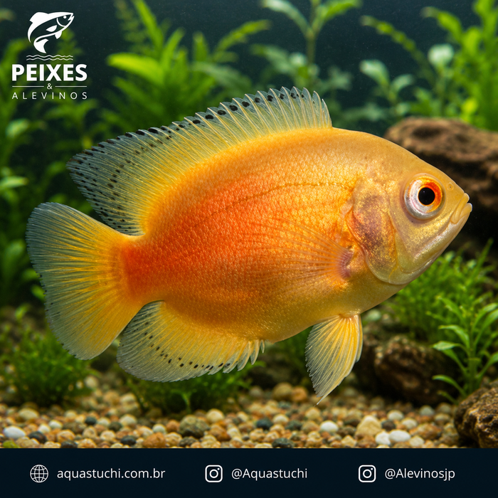 Oscar Red Ruby Albino 9-12cm 1 Oscar Red Ruby Albino 9-12cm