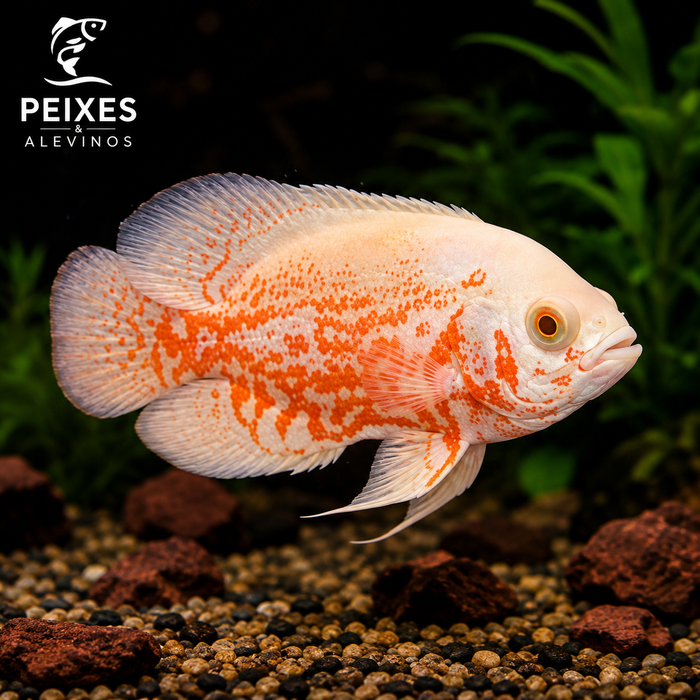 Oscar Red Tigre Albino 6-9cm