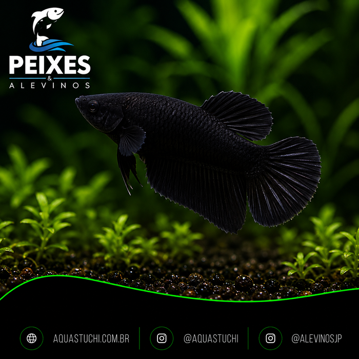 Betta Fêmea Black 2-4cm