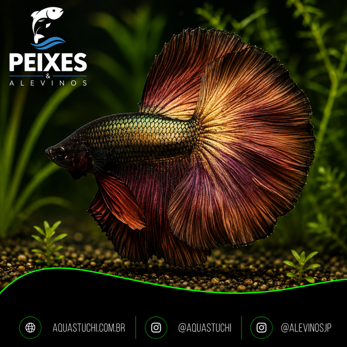 Betta Macho Splendens Bronze 3-6cm