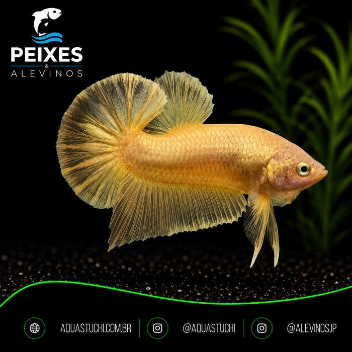 Betta Macho Plakat Super Gold 3-6cm