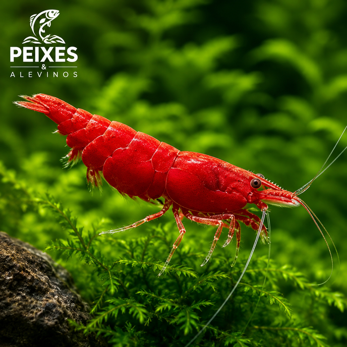 Camarão Neocaridina Red 1-2cm