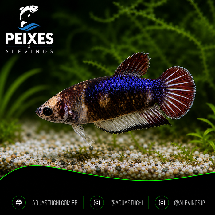 Betta Fêmea Palhaço 2-4cm