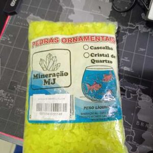 Cascalho Amarelo Fluor 1kg
