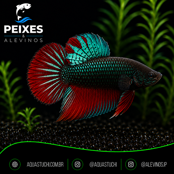 Betta Macho Plakat 3-6cm 1 Betta Macho Plakat 3-6cm