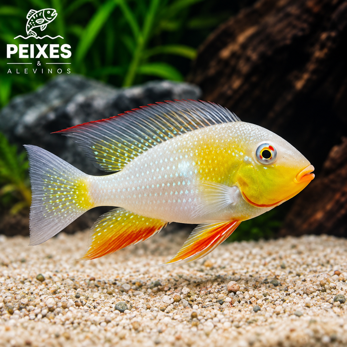 Acarichthys Heckelii Albino 3-6cm