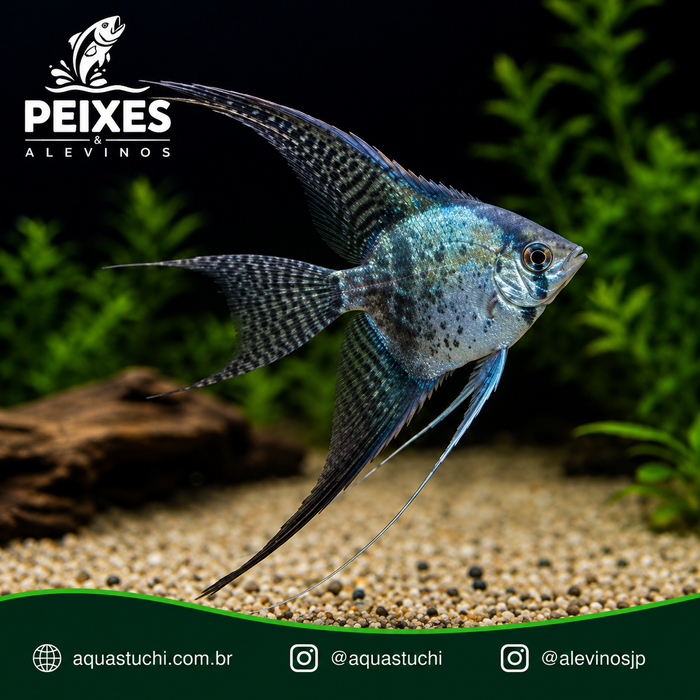 Acara Bandeira Azul Leopardo Véu 3-4cm