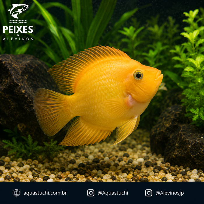 Papagaio KKP Amarelo 12-15cm