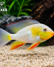 Acarichthys Heckelii Albino 3-6cm Acarichthys Heckelii Albino 3-6cm