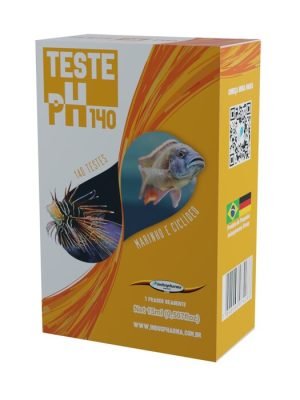 Teste de pH 140 Água Salgada e Ciclideos Insduspharma