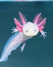 Axolote Leucístico