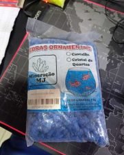 Cascalho Azul Escuro 1kg