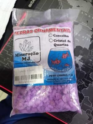 Cascalho Lilas 1kg