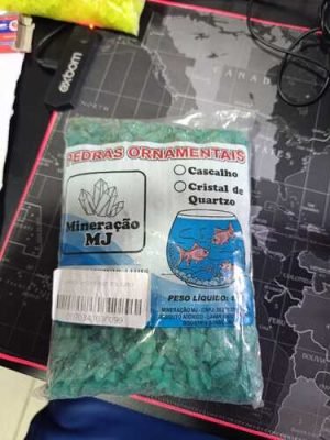 Cascalho Verde Escuro 1kg