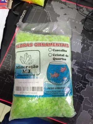 Cascalho Verde Claro 1kg