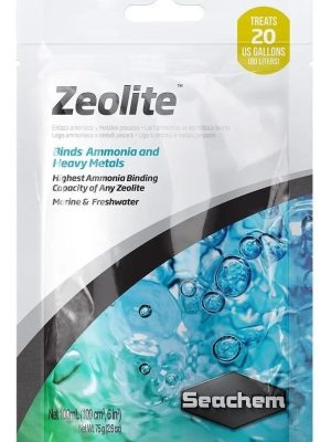 Seachem Zeolite Bag 100ml Liga Amônia E Metais Pesados