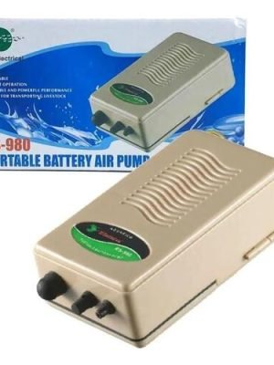 Compressor De Ar A Pilha Rs-980 Rs C/mangueira Pedra Porosa